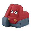 Red Excavator Tonie